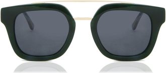 LMNT Sunglasses Pilot Full Rim Plastic Womens Sunglasses Black Size 48 - Free Lenses - LMNT