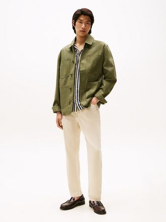 Tommy Hilfiger Mens Tapered Relaxed-Fit Jean - Beige - 30W x 34L