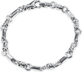 Pompeii3 Mens Link 14k Gold (24gram) or Platinum (38gram) 5mm Bracelet 9.5