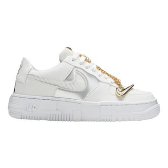 Nike Fitness, Dames, Wit, 36 1/2 EU, Leer, Air Force 1 Pixel Low Summit White