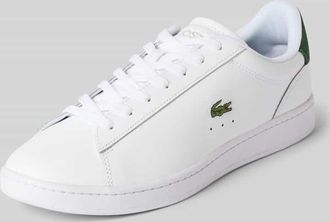 Lacoste Low Top Sneaker aus echtem Leder in Weiss, Gr&ouml;&szlig;e 41