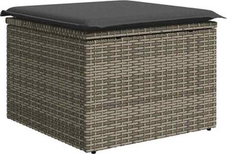 vidaXL Garden Sofa Set 9 pcs Grey vidaXL