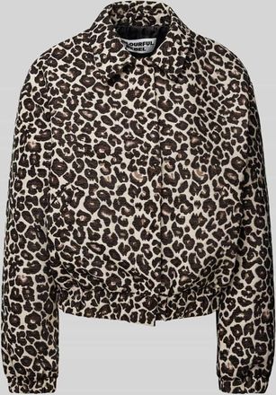 Colourful rebel Jacke mit Leistentaschen Modell Bente in Mittelbraun, Größe L/XL