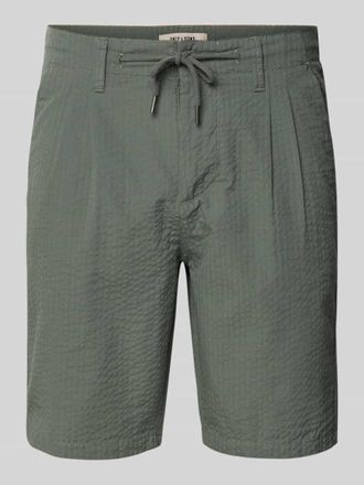 Only & Sons Regular Fit Shorts mit Strukturmuster Modell LEO LIFE in Mittelgrau, Gr&ouml;&szlig;e XXL