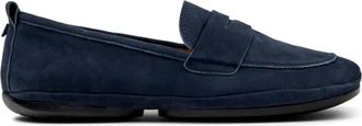 Camper Right Nina loafers - women - Nubuck Leather/Recycled Polyester/Recycled Cotton/Rubber/Recycled Rubber - 37 - Blue