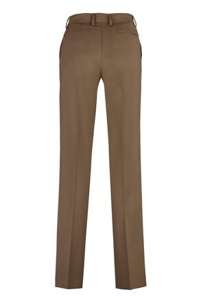 Pantaloni Torino Womens Ambra Wool-Blend Trousers Camel Straight