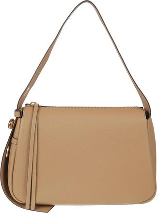 Tory Burch Romy Schoudertas - Dames - Schoudertassen - Bruin - ONE Size - Leer - Tassen