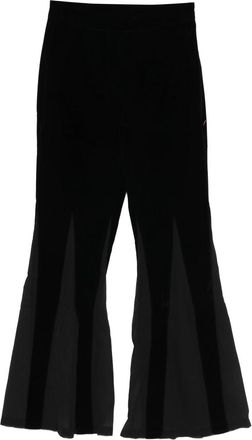 Never Fully Dressed Velvet Flared Trousers