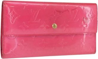 Louis Vuitton Pre-owned Vintage Portemonnee - Dames - Vintage Accessoires - Roze - ONE Size - Leer - Vintage