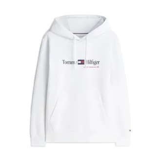 Tommy Hilfiger Hoodies & sweatvesten, Heren, Wit, M, RWB Graphic Reg Fleece H