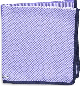 Nordstrom Panel Silk Pocket Square in Purple at Nordstrom