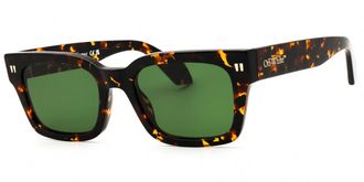 Off-white MIDLAND 6E55 Mens Sunglasses Tortoiseshell Size 53