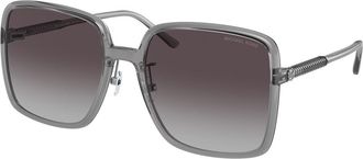 Michael Kors MK2189D OSAKA Asian Fit 39343C Womens Sunglasses Grey Size 59