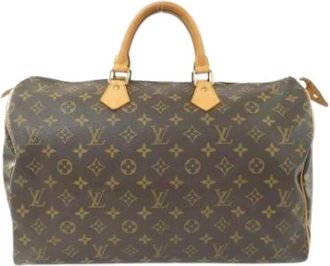 Louis Vuitton Pre-owned Handbags, female, Brown, Size: ONE SIZE Pre-owned Canvas Handbag