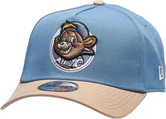 New Era Womens Chicago Cubs Cubs 9FORTY A-Frame Cap - Adult Faded Blue/Caramel