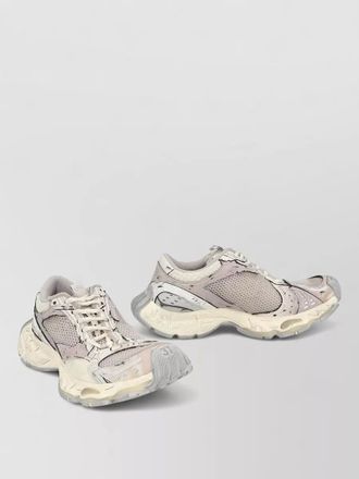 Balenciaga stapler low top sneakers mesh panels
