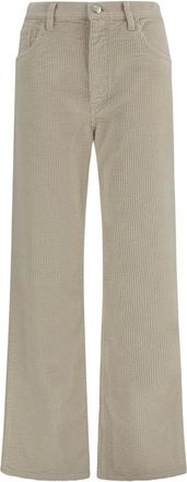 Marni Pantalones Acampanados de Pana - Jeans - Mujer - Gris - 2XS