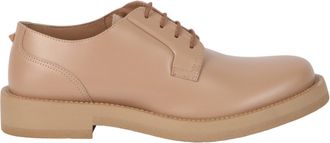 Valentino Leather Rockstud Derbies