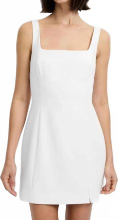 French Connection Azra Slit Dress In White