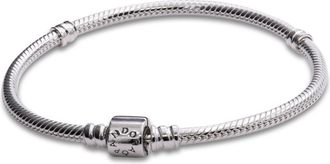 Pandora Moments Barrel Clasp Snake Chain Bracelet
