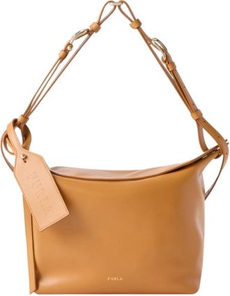 Furla Ginevra M Schoudertas - Dames - Schoudertassen - Bruin - ONE Size - Leer - Tassen