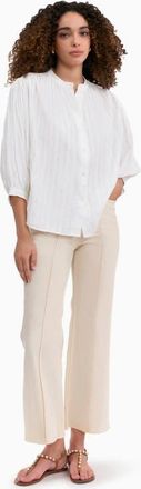 Rebecca Taylor Marianne Blouse in Ivory at Nordstrom, Size Medium