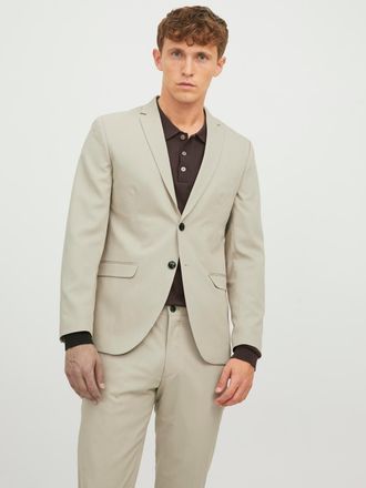 Jack & Jones JPRFRANCO Blazer mit 2-Knopf-Form und extra schmalem Schnitt unifarben, modisch, slim fit, Kunstfaser