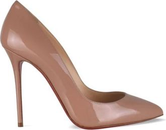 Christian Louboutin Kate 100 Pumps - Dames - Pumps - Beige - 39 EU - Leer - Schoenen