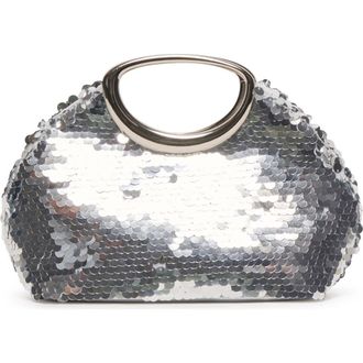 Dolce Vita Alina Sequin Paillette Handbag in Silver at Nordstrom Rack