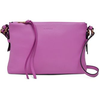 Aim&eacute;e Gramercy Leather Crossbody Bag in Bloom at Nordstrom