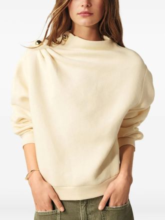 BA&SH Robbie sweatshirt - women - Polyester/Cotton/Elastane - 2 - Neutrals