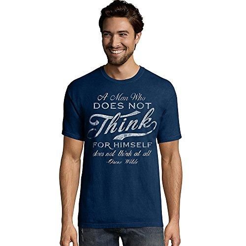 T-shirt Femme Hanes – Bleu – Taille S – Imprimé – 100% Coton – Neuf Avec étiquette