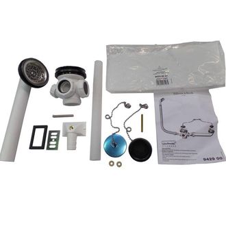 Villeroy & Boch Omnia Pro overloopgarnituur voor gootsteen dubbel