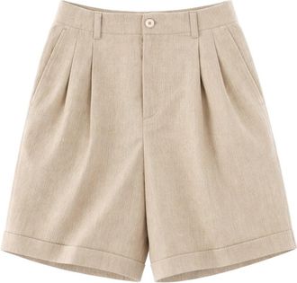 Jacquemus Pastro High-Waisted Pleated Tailored Shorts