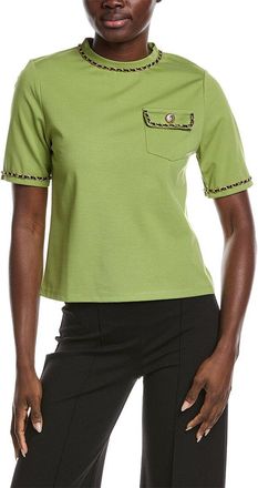 Gracia Chain Link Trim T-Shirt