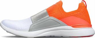 Athletic Propulsion Labs Womens Techloom Bliss Shoe In Impulse Red/silver/white