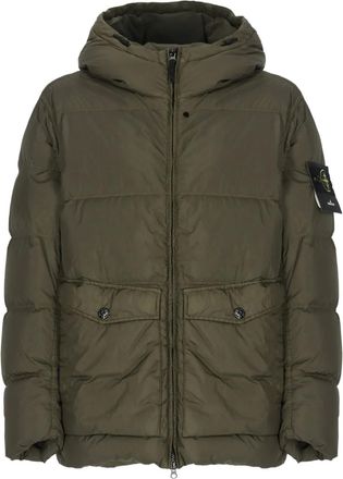 Stone Island Piumino con cappuccio - Verde