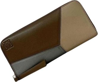 Loewe Pre-owned Long Wallet (bi-fold) - Dames - Vintage Accessoires - Veelkleurig - ONE Size - Leer - Vintage