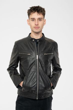 Depeche Mode Dave Gahan Global Spirit Tour Leather Jacket in Black | Size: 2XL