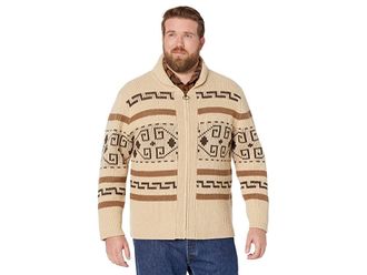 Pendleton Original Westerley Sweater Mens Sweater Tan/Brown : XL, Wool