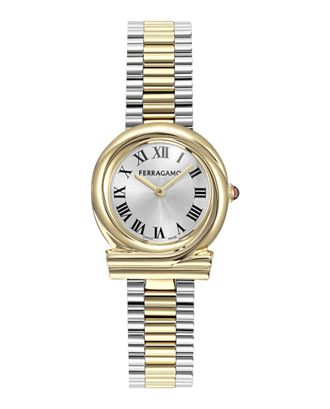 Ferragamo Gancini Twisted Bracelet Watch