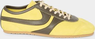 Dries Van Noten Mixed Leather Retro Runner Sneakers