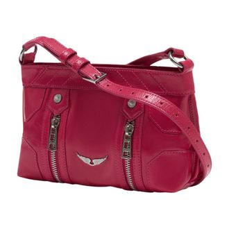 Zadig&Voltaire Womens Sunny Mood Crossbody Bag Pink Calfskin