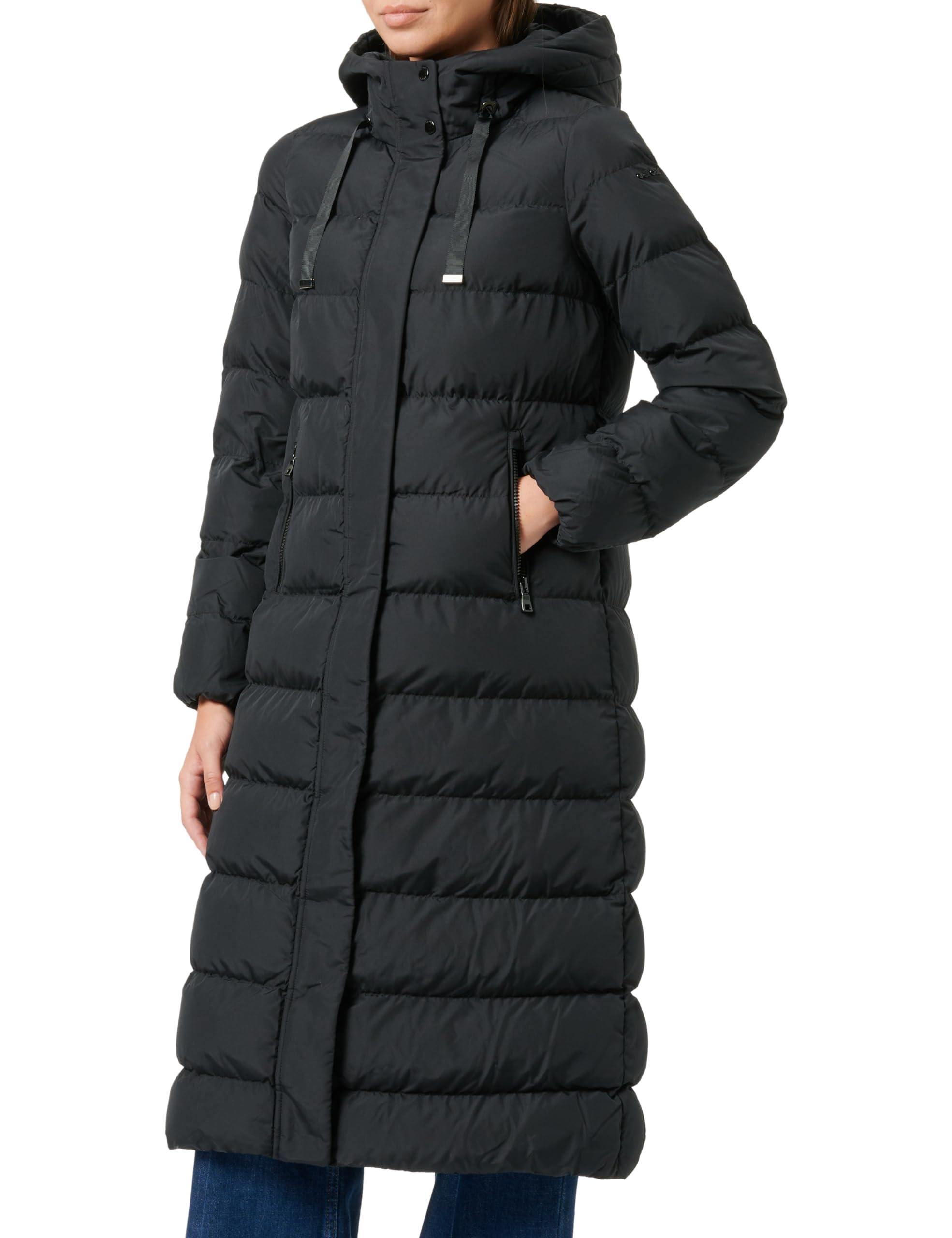 Geox Damen W ANYLLA Maxi Long Jacket, Black, 40 ab 203,29 € auf
