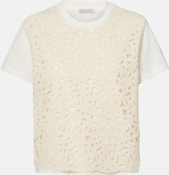 Moncler T-shirt in jersey di cotone