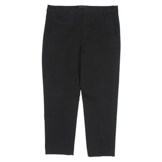 Dondup Cropped Broek - Dames - Vrijetijds broeken - Zwart - M - Broeken