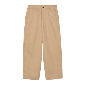 Carhartt Work in Progress Carhartt Wip, Straight Trousers, male, Beige, Size: XL Holden Pant
