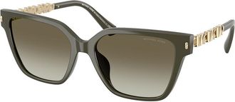 Michael Kors MK2263U PIEDMONT 39023M Womens Sunglasses Green Size 56