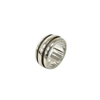 Tiffany & Co. Silver Silver 925 Band Ring (Pre-Owned)