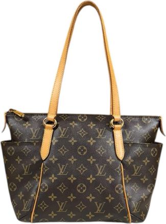Louis Vuitton Brown Monogram Canvas Tote Bag (Pre-Owned)